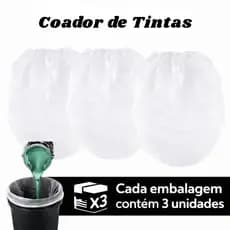 Filtro Coador De Tintas Airless C/3 Peneiras 190 Microns Reutilizáveis Vonder Mpa120 Nauber Stone Hammer Graco Menegotti