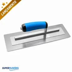 Desempenadeira Aço Inox 35CM Punho Emborrachado LEGACY