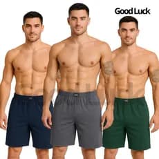 KIT 2 Shorts Bermudas Pijama Lisa Uso Casual e Esportiva Calça Shorts Promoção Samba Canção Modelo Grande