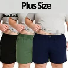 Kit 2 Shorts Pijamas Masculino Samba Canção 100% Algodão Confortavel  Short Plus Size