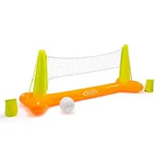 Kit Rede Vôlei Voleibol Inflável Com Bola Criança Infantil Brinquedo Piscina - Intex Oficial Brasil