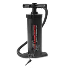 Bomba de Ar Manual Double Quick 37cm Intex para Colchão Inflável Piscina Bola Pneu Bóias Portátil
