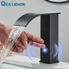 Torneira Sensor Infravermelho Inteligente Torneira Para Banheiro Misturador Monocoman Torneira Automática