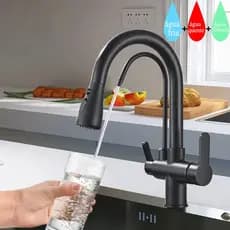 Torneira Para Pia Gourmet , Misturador Quente E Frio , Pode Ser Forrado Com Filtro