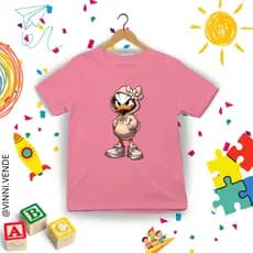 Camiseta Infantil Margarida Blusa 100% Algodão Envio Rápido Tendência Kids Juvenil
