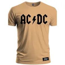 Camiseta De Rock Banda AC/DC Camisa 100%Algodão