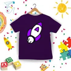 Camiseta Infantil Foguete Katlen Moda Kids Os Rosas Tendência Blusa 100% Algodão Envio Rápido