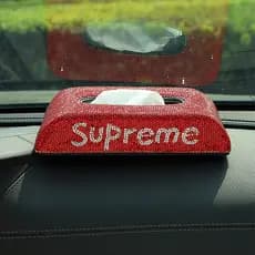Estoque pronto atacado carta decoração strass diamante caixa de papel do carro tipo assento diamante completo caixa de t