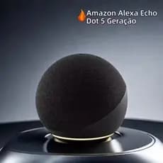 Assistente Virtual Led Alaxe Echo Dot 5 Geração Alto Falante Original APARELHO SUPER BASS Imediato Melhor Preço