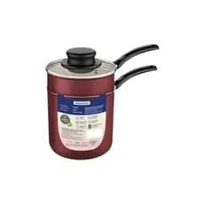 Cuscuzeira Turim de Alumínio Antiaderente Vermelho 10cm 0,8L Tramontina