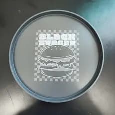 Prato Raso Tramontina Black Burger 20cm Polietileno Original