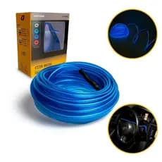 Fita Led Neon 2m Painel Automotivo Interno 12v Azul Tarponn