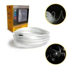 Fita Led Neon 5m Painel Automotivo 12v Branca 6000k Tarponn