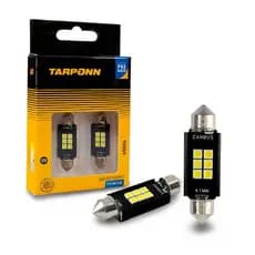 Par Lâmpada Led Torpedo Canbus Premium 41mm 12v 6000k Tarponn