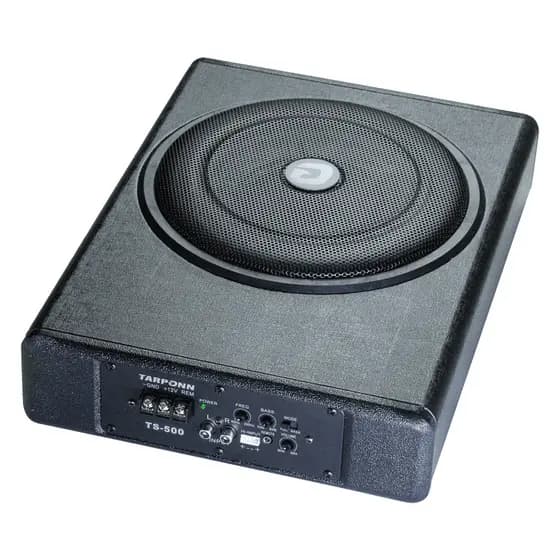 Caixa Amplificadora Ts-500 10 100w Corpo Em Madeira