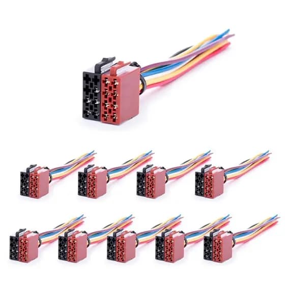 Kit 10 Chicote Universal De Som 16 Vias (2022) Tarponn