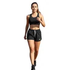 Short Feminino Tactel com elastano Virginia Praia Academia com Forro
