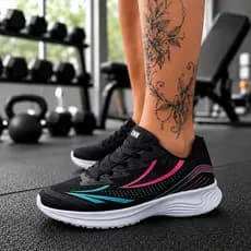 Tênis Feminino FMX Ultra Leve Fitness Corrida Academia Estilo Moderno Conforto