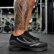 Tênis AMX Masculino Corrida Caminhada Fitness Academia Casual Conforto Macio Preto