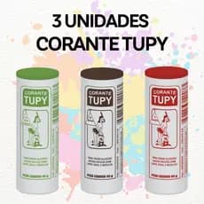 3 Corantes Tupy Algodão 17 Cores Para Tingir Roupas Com Qualidade