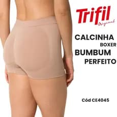 Calcinha Boxer Trifil Bumbum Perfeito Sem Costura – Conforto e Modelagem Natural