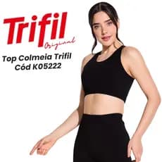 Top Esportivo Trifil Colmeia Fitness Sem Costura | Ideal para Academia – Disponível em 1 ou 2 Unidades