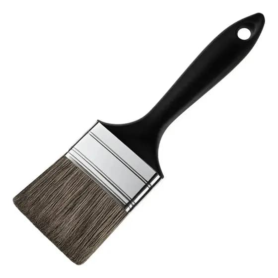 Trincha para Pintura Roma 1" - Série 301 - Cerdas Pretas - Acabamento