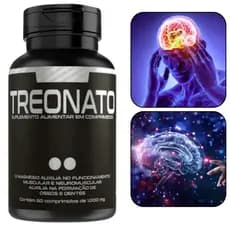 Magnésio de Treonato Treonina 60 comp. Para Memoria Envio Imediato