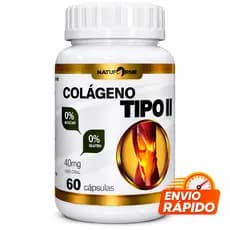 Colágeno Tipo 2 Premium Registrado 60 Cápsulas Não Desnaturado Alívio Articulações