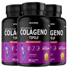 KIT 03 COLÁGENO TIPO 2 ORIGINAL PURO Não Desnaturado Joelho Articulação