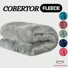 Cobertor Casal Manta Fleece Lisa Super Macia 1,80x2,00m Leve e Quentinha