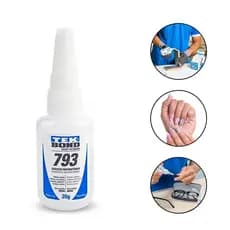 6 Peças Cola Instantânea Tek Bond 20g SW
