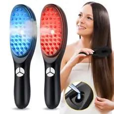 Escova Massageadora Capilar 4 em 1 com Laser ,Tratamento Profissional para Cabelos SW