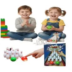 Jogo Mini Boliche Infantil de Plástico | Brinquedo Clássico