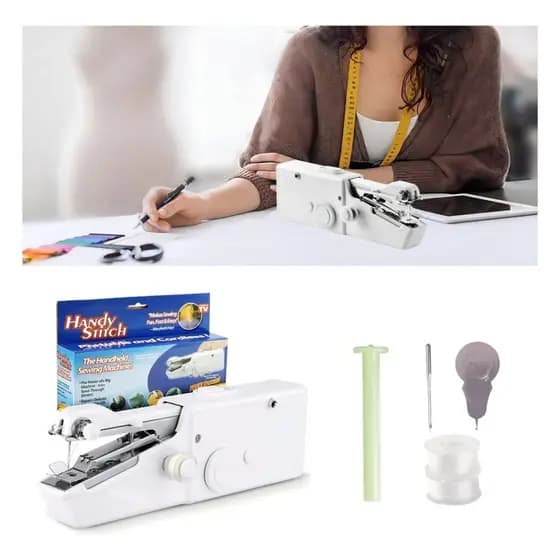 Mini Costureira de Mão 110V a Pilha – Para Todos os Tipos de