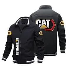 2025 novo estilo masculino outono moda jaqueta jaqueta legal gato impresso jaqueta amantes do carro terno de vôo