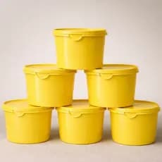 6 KITS POTES PLASTICOS DE 1L PARA COZINHA