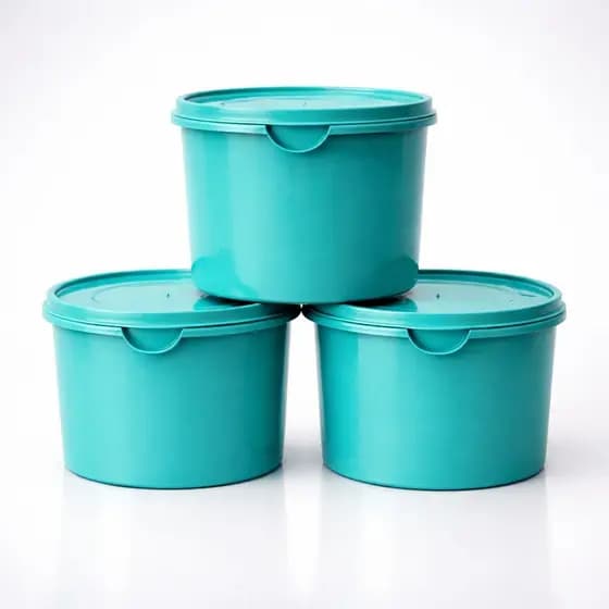 kit 3 potes organizadores 1L