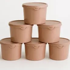 POTES REDONDOS/1L/COM 6PÇS