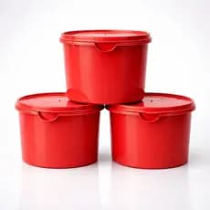 3 POTES 1 LITRO DE PLASTICO