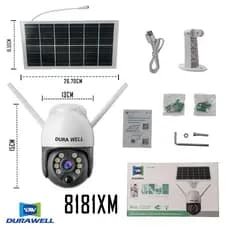 Câmera De Segurança Dome Energia Solar Wifi App Icsee Hd