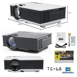 Mini Projetor De Imagem Led Lcd Bivolt Tg-68