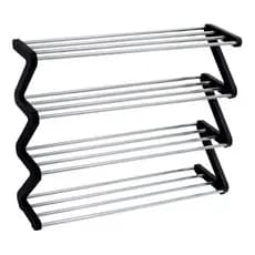 Sapateira Rack Organizador Porta Sapatos Sandália Tênis Cor Preto