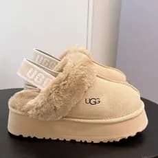 UG*GAumentar In Winter Botas de Neve de Sola Grossa Baotou e Pantufas Femininas Joker para Lazer e Aquecimento.