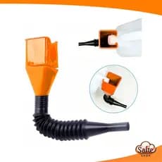 Funil Flexível Automotivo Com Adaptador Ajustável Para Galão Garrafa Bestfer