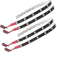 KIT 4 FITA SILICONADA 12 LED 30 CM VERMELHA
