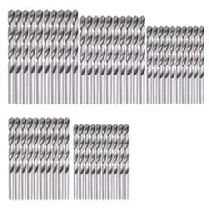 JOGO COM 50 BROCAS ACO RAPIDO 1, 1,5, 2, 2,5 E 3 MM