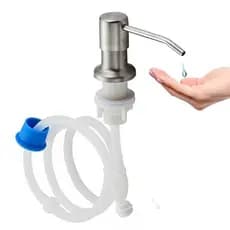 DISPENSER EMBUTIR COM MANGUEIRA FLEXIVEL GALAO DOSADOR INOX