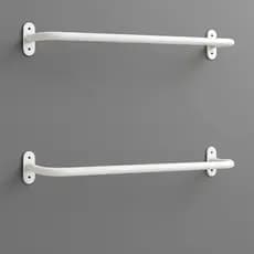Arara Suporte de Roupas 70cm Reforçado BRANCO - DUAS PEÇAS