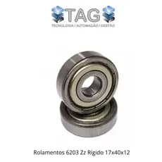 1 PEÇA ROLAMENTOS ROLAMENTOS 6203 17X40X12